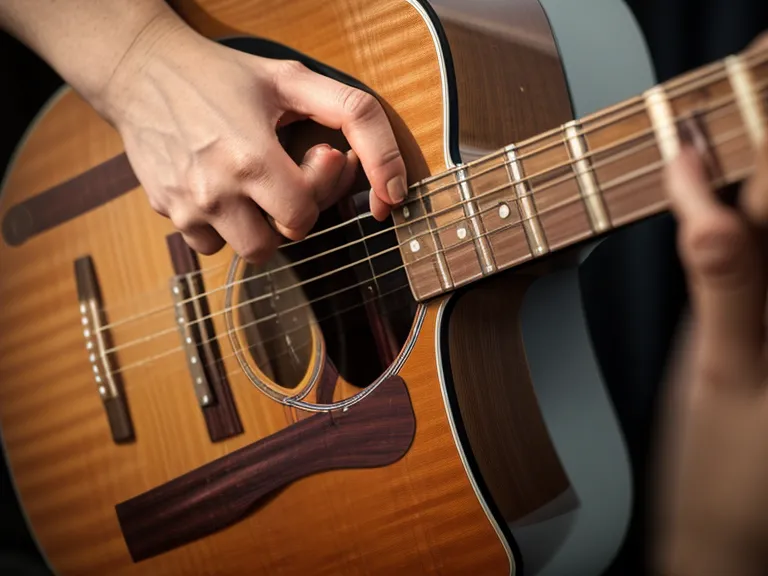 Cuaderno con los acordes básicos Sol, Do y Re anotados a mano para canciones cristianas