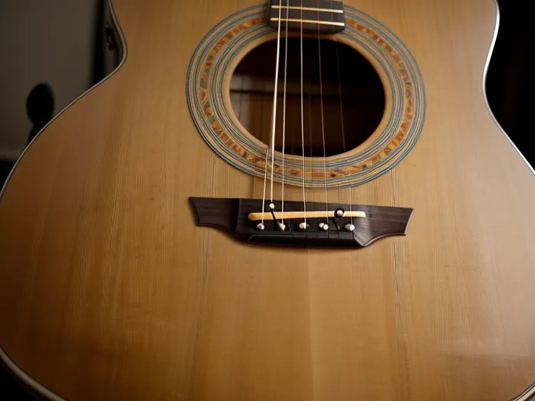 Limpieza de las cuerdas de una guitarra acústica con un paño seco después de practicar