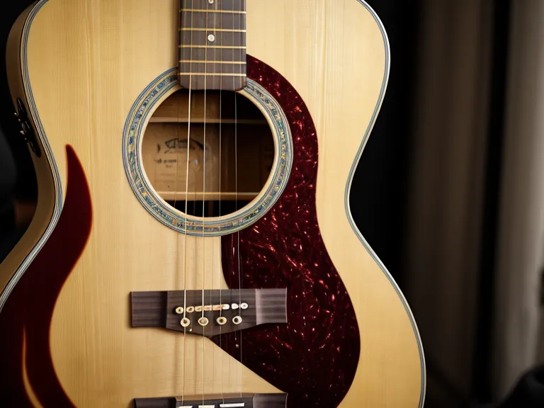Pie marcando el pulso en el piso mientras un adulto practica rasgueo básico de guitarra acústica sin teoría musical