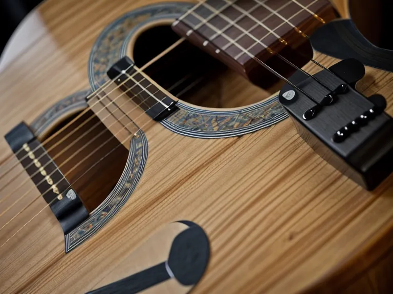 Guitarra acústica acompañando música cristiana en un grupo pequeño de iglesia