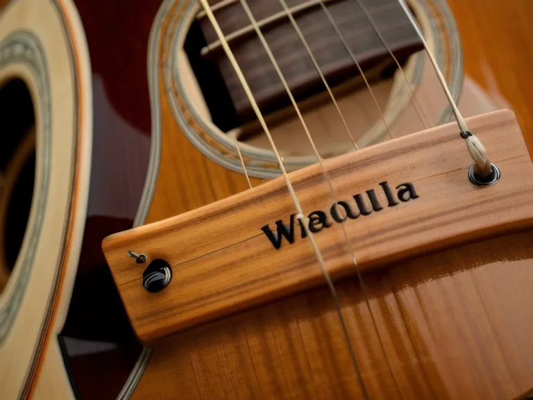 Guitarrista practicando de noche con metrónomo para encontrar el tempo de una alabanza lenta