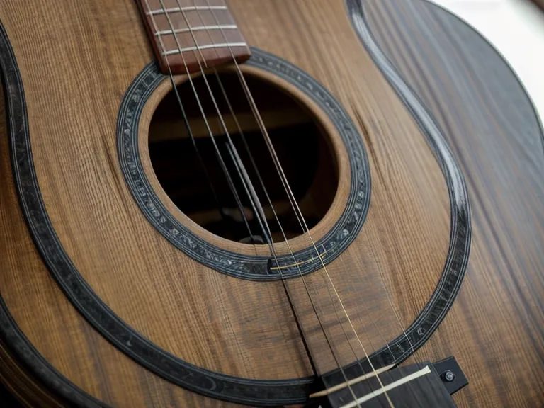 Mano estirando una cuerda de guitarra para mejorar la estabilidad de la afinación
