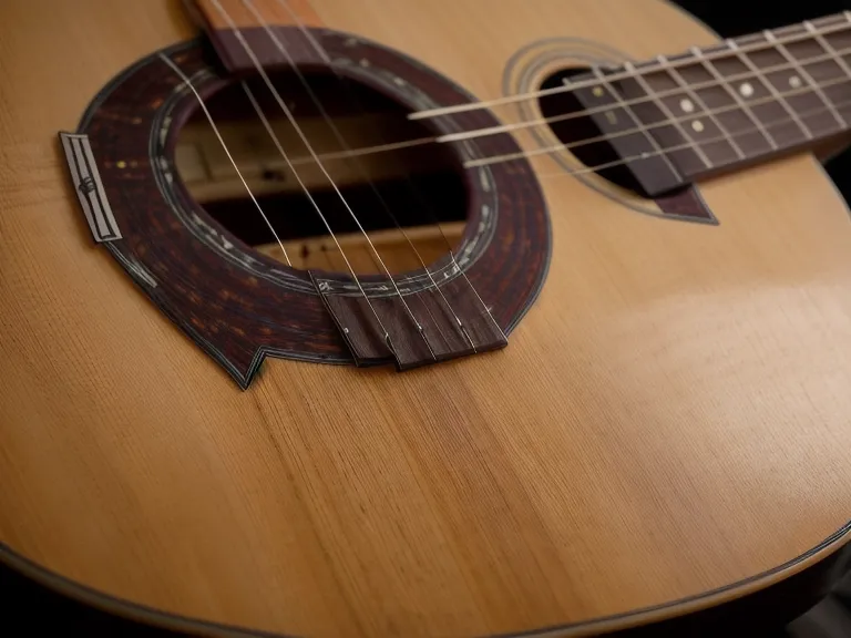 Dedos de principiante presionando cuerdas de guitarra acústica, mostrando el esfuerzo de aprender ritmo