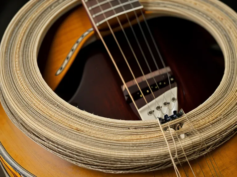 Guitarra eléctrica y amplificador en el rincón de una iglesia pequeña, parte del aprendizaje de guitarra para música cristiana