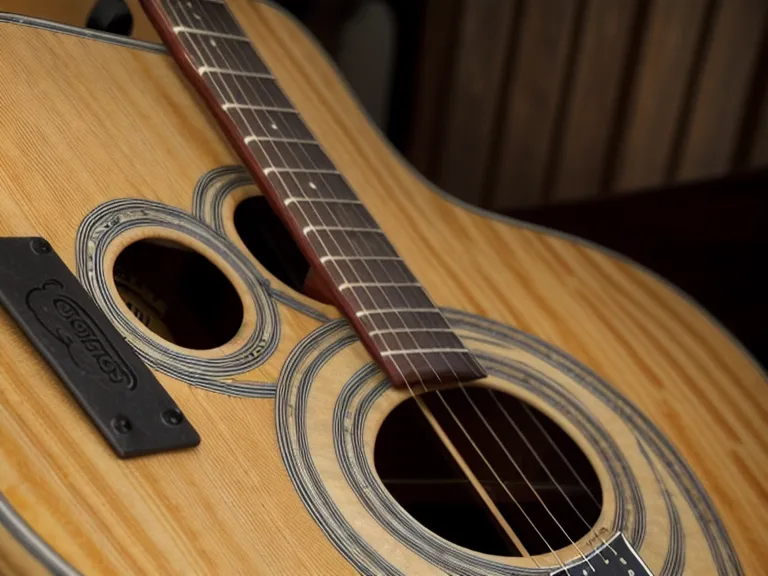 Yemas de los dedos marcadas por practicar guitarra acústica siendo principiante