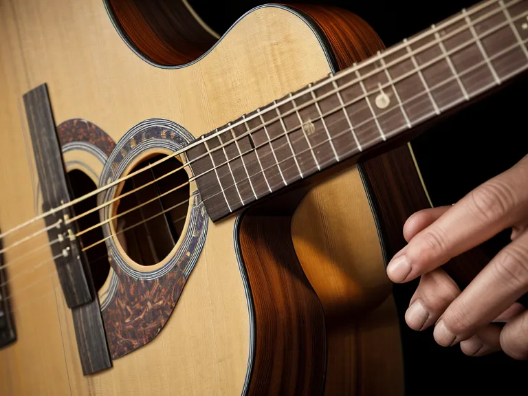 Posición del pulgar en la técnica de mano izquierda, clave para tocar guitarra acústica en la iglesia