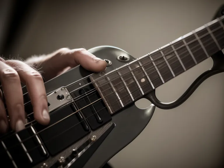 Primer plano de yemas de dedos con marcas de cuerdas, señal de práctica de guitarra en adultos principiantes
