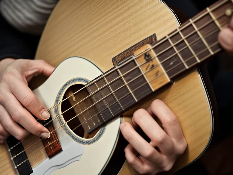 Usar una guitarra acústica barata para aprender música de iglesia con rasgueo básico